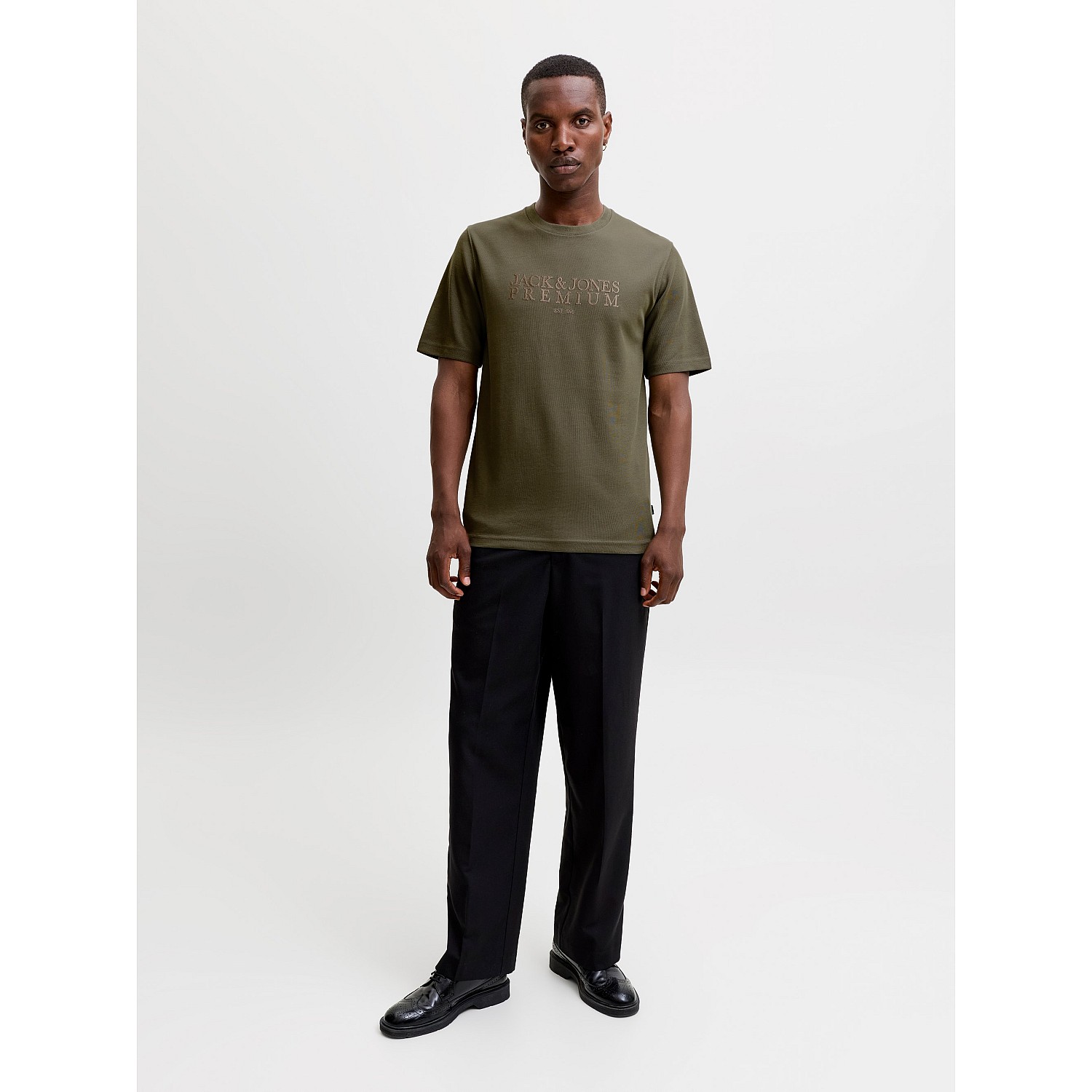 Ανδρική Μπλούζα Κοντομάνικη Ethan Branding Jack & Jones