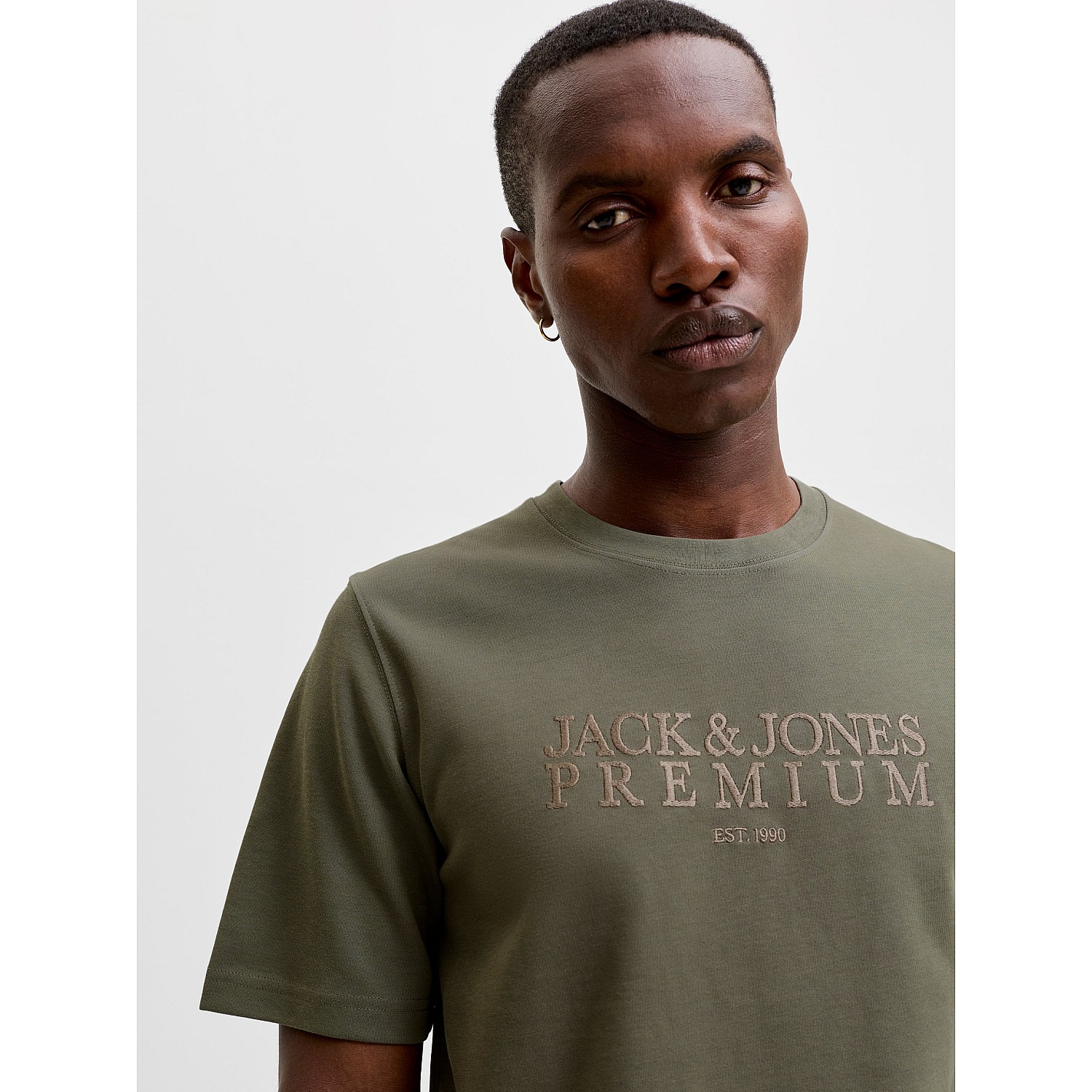 Ανδρική Μπλούζα Κοντομάνικη Ethan Branding Jack & Jones