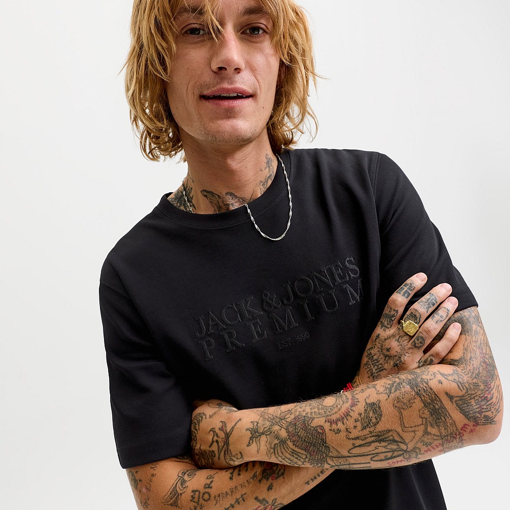 Ανδρική Μπλούζα Κοντομάνικη Ethan Branding Jack & Jones