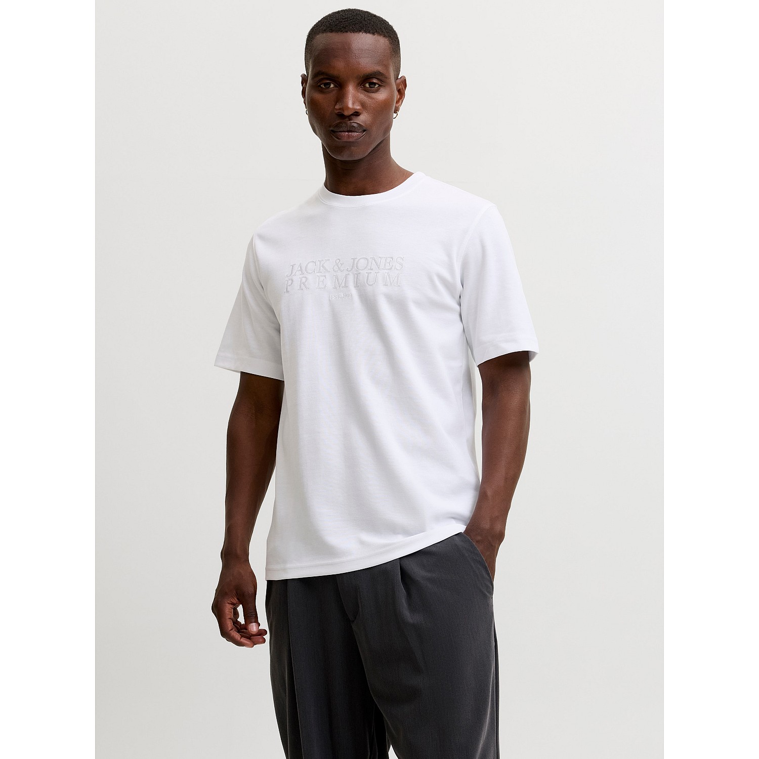 Ανδρική Μπλούζα Κοντομάνικη Ethan Branding Jack & Jones