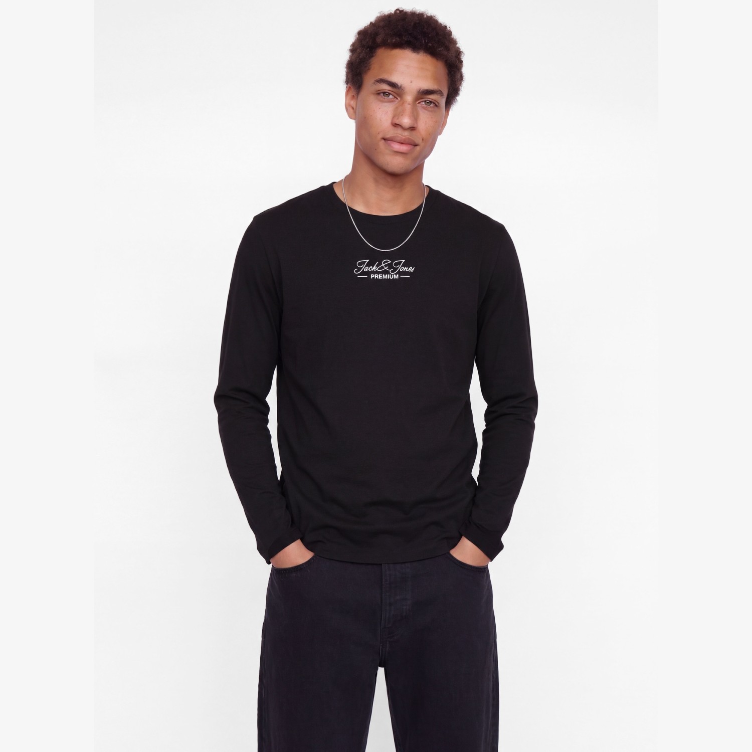 Ανδρική Μπλούζα Μακρυμάνικη με Λογότυπο JACK & JONES