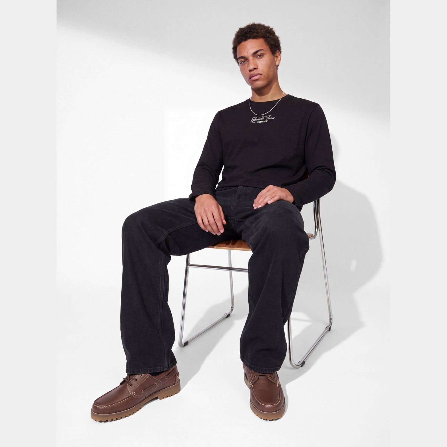 Ανδρική Μπλούζα Μακρυμάνικη με Λογότυπο JACK & JONES