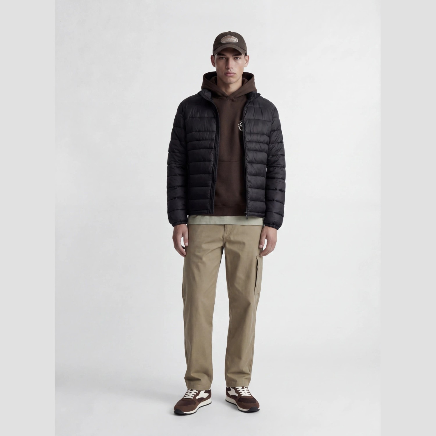 Ανδρικό Ελαφρύ Καπιτονέ Μπουφάν με Γιακά JACK & JONES