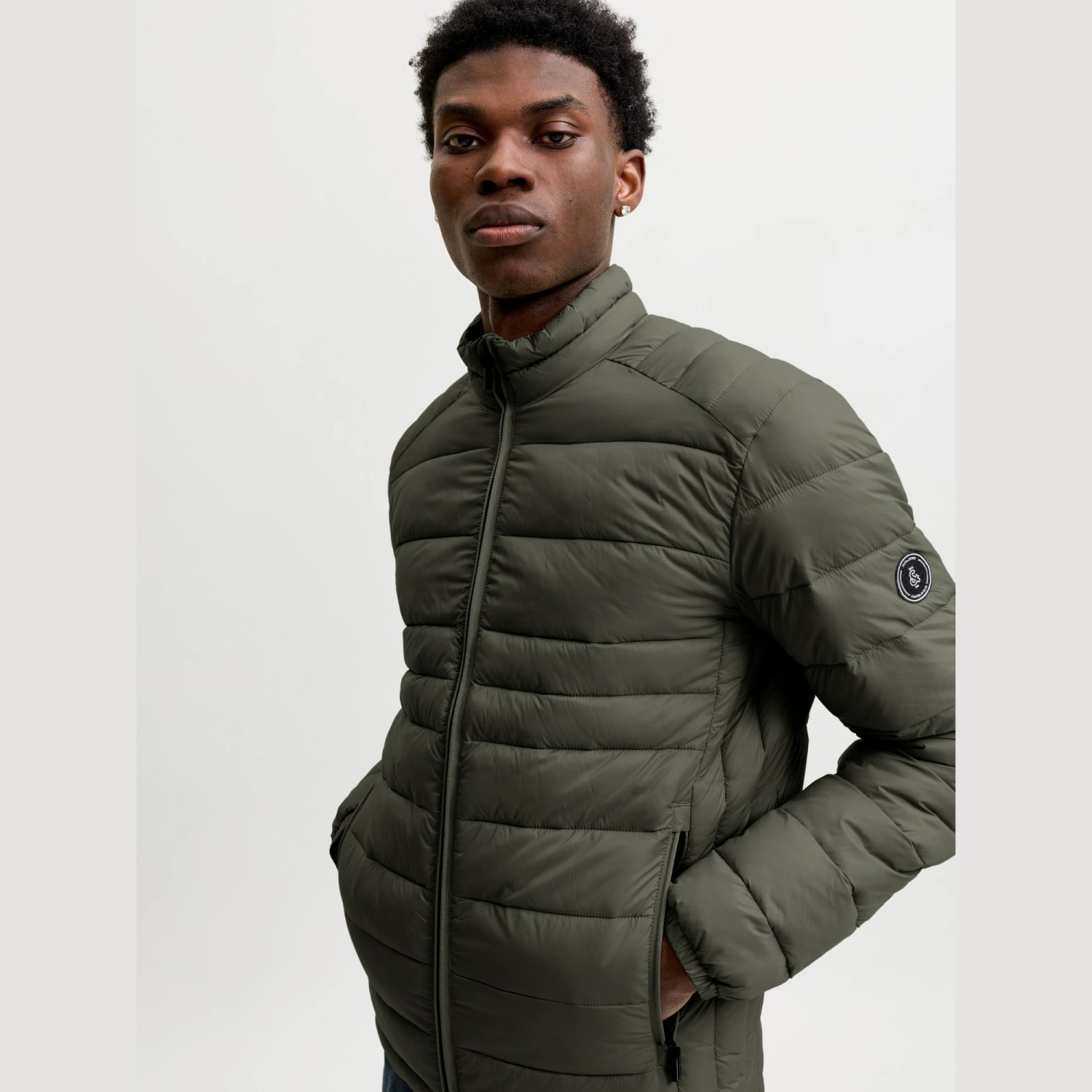 Ανδρικό Ελαφρύ Καπιτονέ Μπουφάν με Γιακά JACK & JONES
