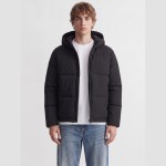 Ανδρικό Μπουφάν Puffer με Κουκούλα JACK & JONES Ανδρικό Μπουφάν Puffer με Κουκούλα JACK & JONES