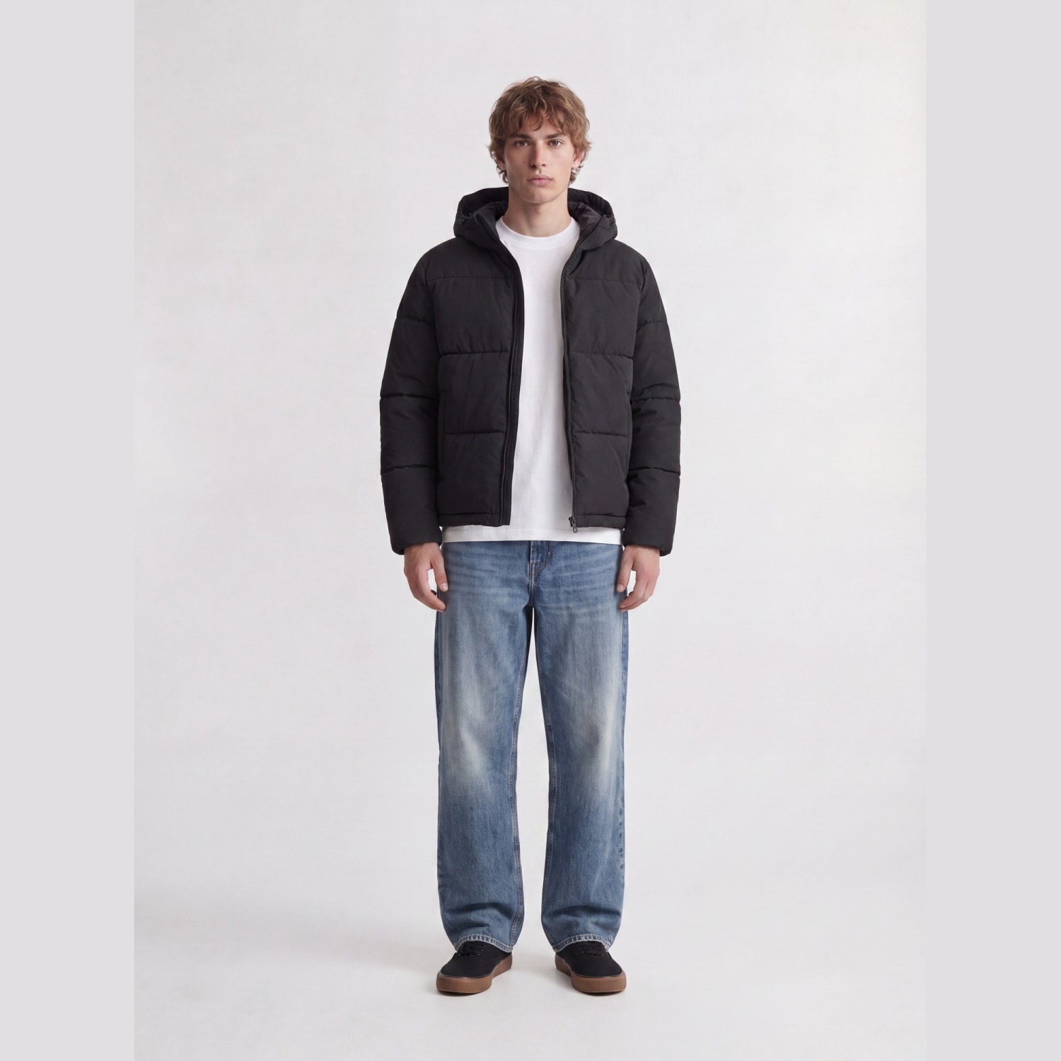 Ανδρικό Μπουφάν Puffer με Κουκούλα JACK & JONES Ανδρικό Μπουφάν Puffer με Κουκούλα JACK & JONES