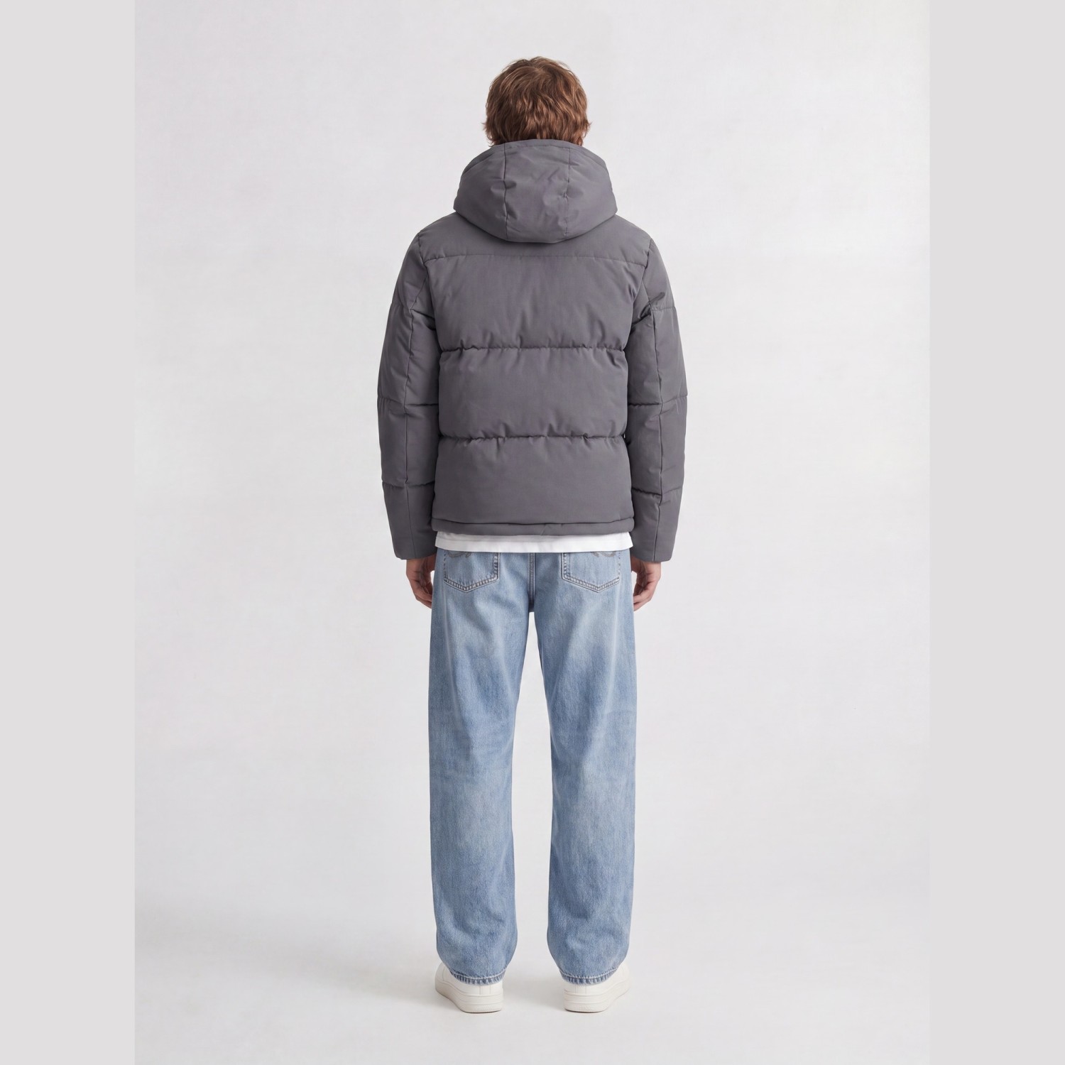 Ανδρικό Μπουφάν Puffer με Κουκούλα JACK & JONES