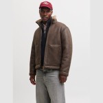 Ανδρικό Μπουφάν Flight με Γούνινο Γιακά JACK & JONES