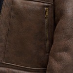 Ανδρικό Μπουφάν Flight με Γούνινο Γιακά JACK & JONES