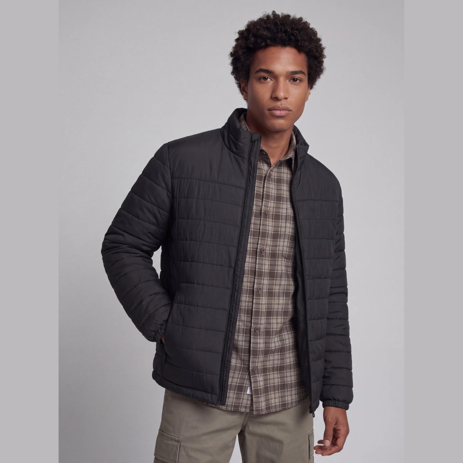 Ανδρικό Μπουφάν Καπιτονέ Light Padded JJ REBEL