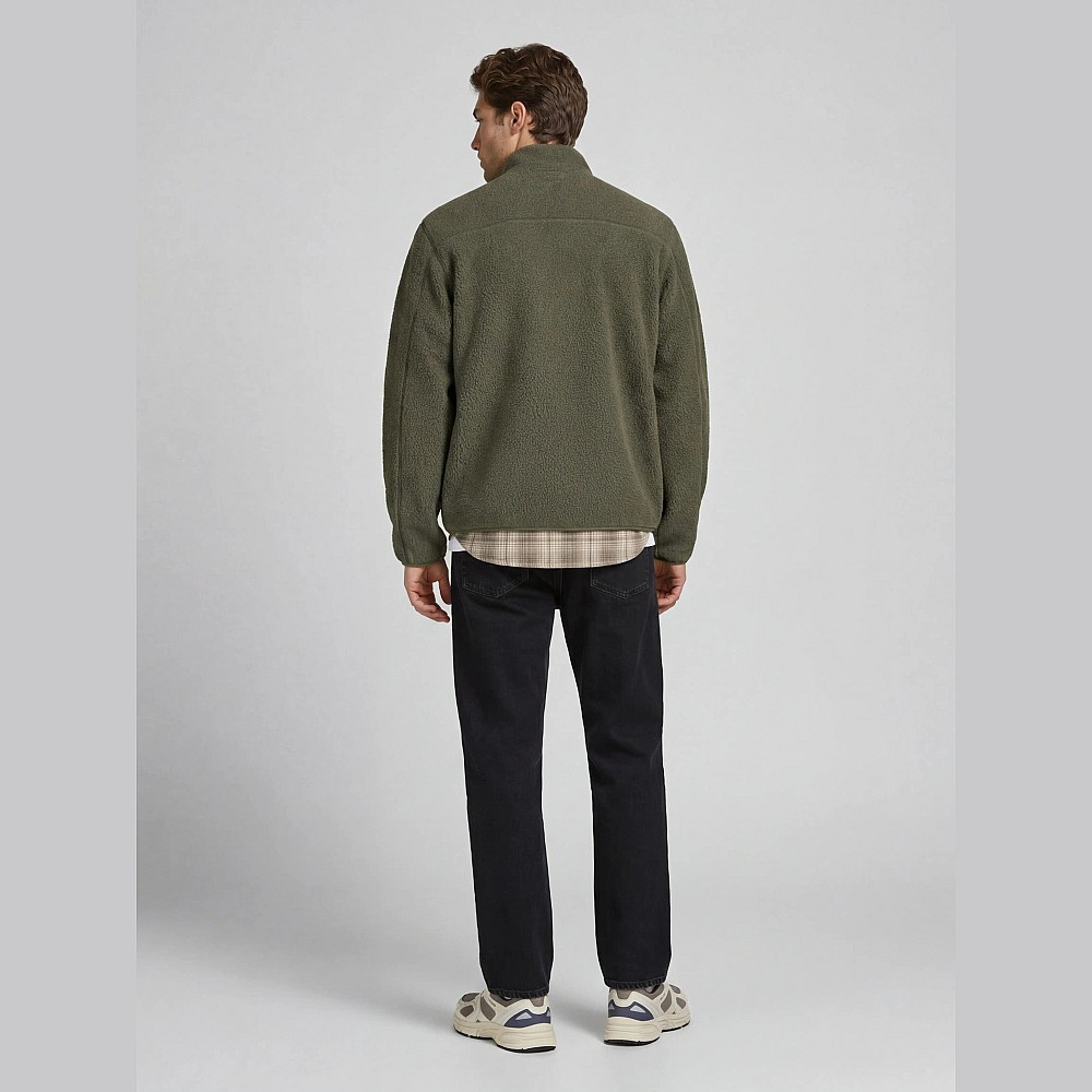 Ανδρικό Μπουφάν Teddy Fleece με Φερμουάρ JJ REBEL