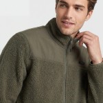 Ανδρικό Μπουφάν Teddy Fleece με Φερμουάρ JJ REBEL