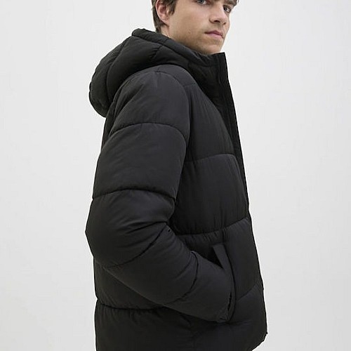 Ανδρικό Μπουφάν Puffer με Κουκούλα JJ REBEL