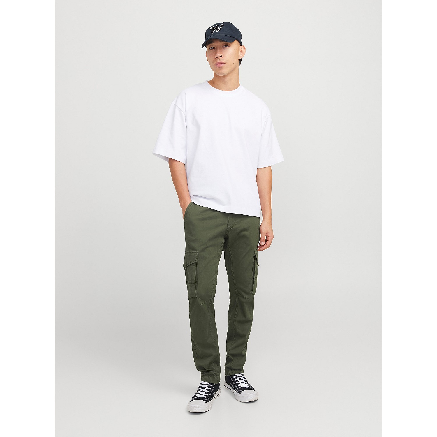 Ανδρικό Παντελόνι Cargo Paul Flake Olive Jack & Jones