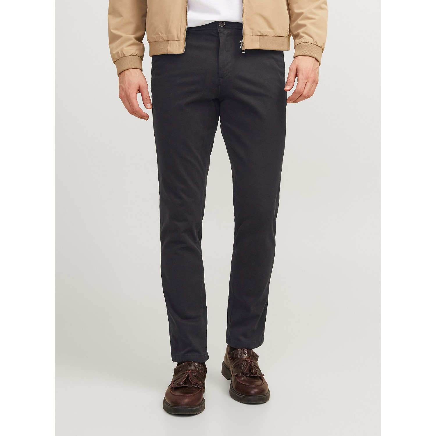 Ανδρικό Παντελόνι Chino Marco Bowie Μαύρο Jack & Jones