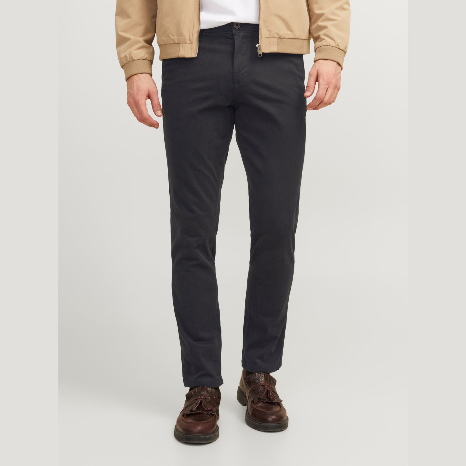 Ανδρικό Παντελόνι Chino Marco Bowie Μαύρο Jack & Jones