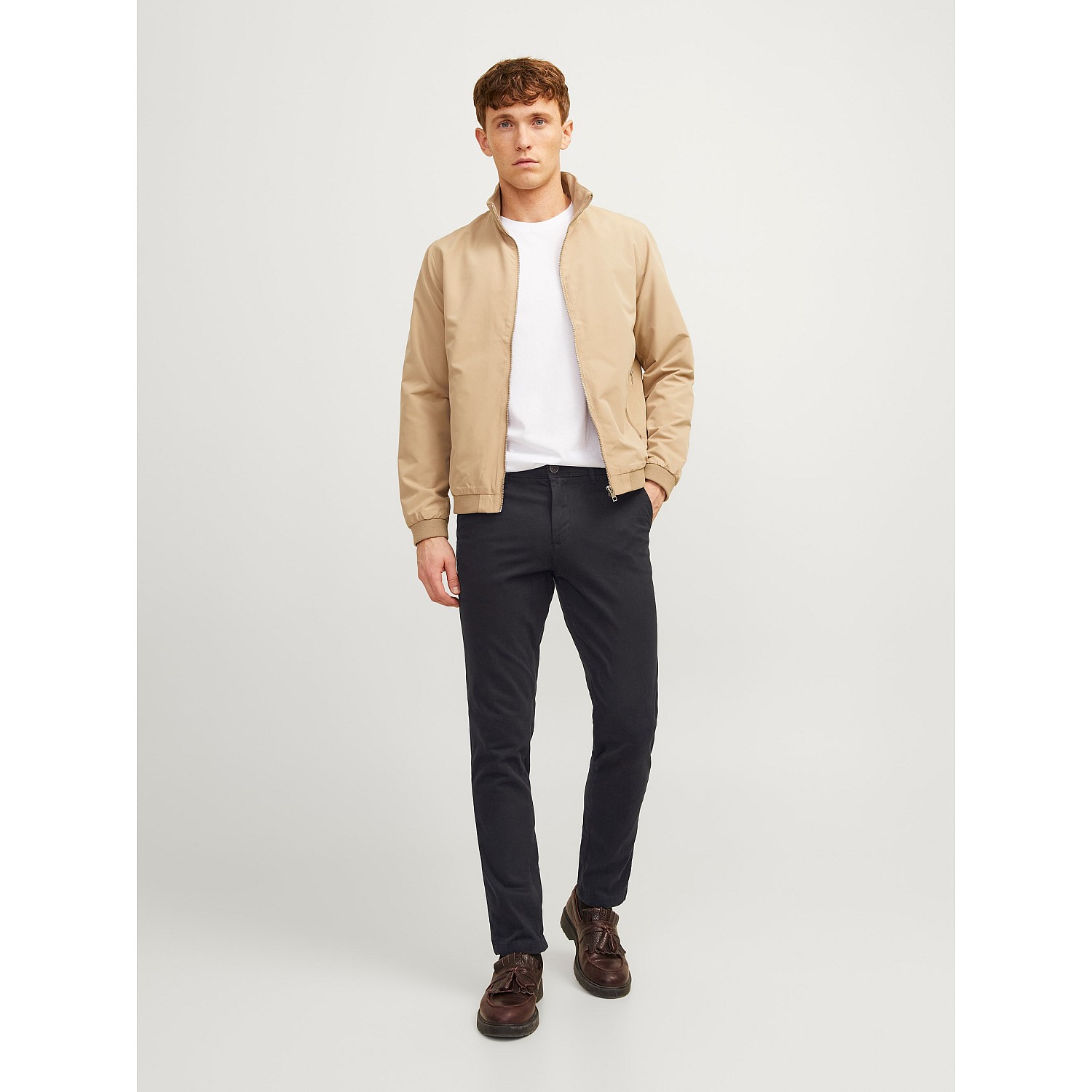 Ανδρικό Παντελόνι Chino Marco Bowie Μαύρο Jack & Jones