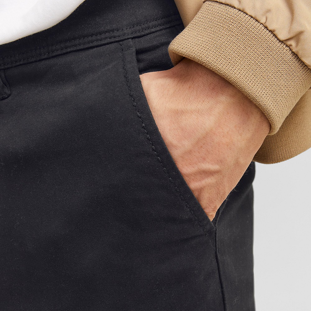 Ανδρικό Παντελόνι Chino Marco Bowie Μαύρο Jack & Jones