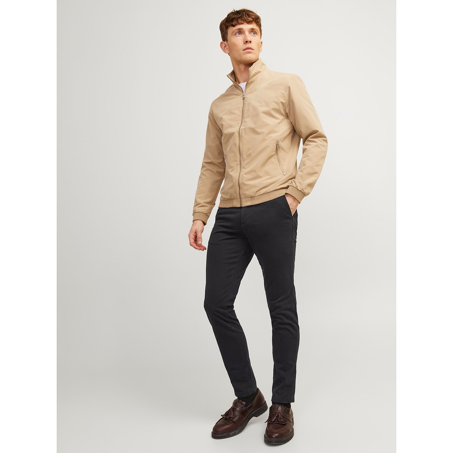 Ανδρικό Παντελόνι Chino Marco Bowie Μαύρο Jack & Jones
