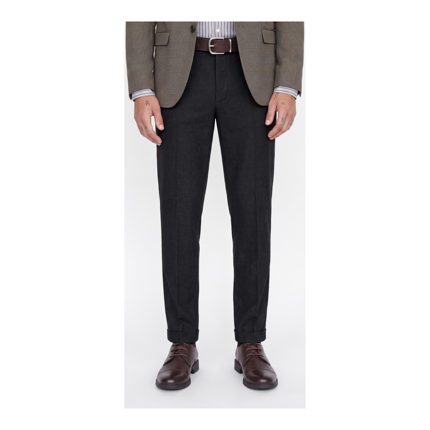Ανδρικό Παντελόνι Chino με Τσάκιση JACK & JONES Ανδρικό Παντελόνι Chino με Τσάκιση JACK & JONES