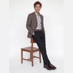 Ανδρικό Παντελόνι Chino με Τσάκιση JACK & JONES Ανδρικό Παντελόνι Chino με Τσάκιση JACK & JONES