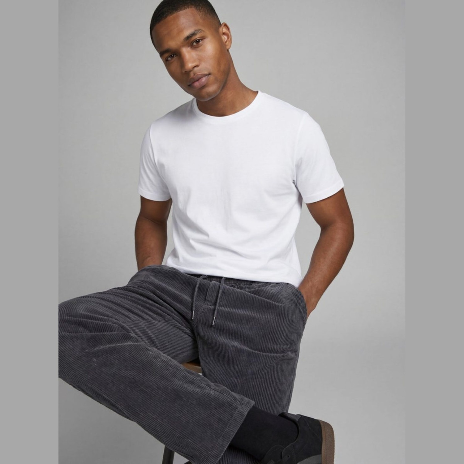 Ανδρικό Παντελόνι Κοτλέ Relaxed Fit JJ REBEL