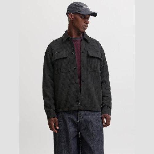 Ανδρικό Πουκάμισο Jacket με Ανάγλυφη Υφή JACK & JONES