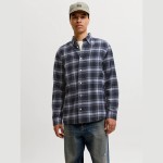 Ανδρικό Πουκάμισο Καρό Μακρυμάνικο JACK & JONES