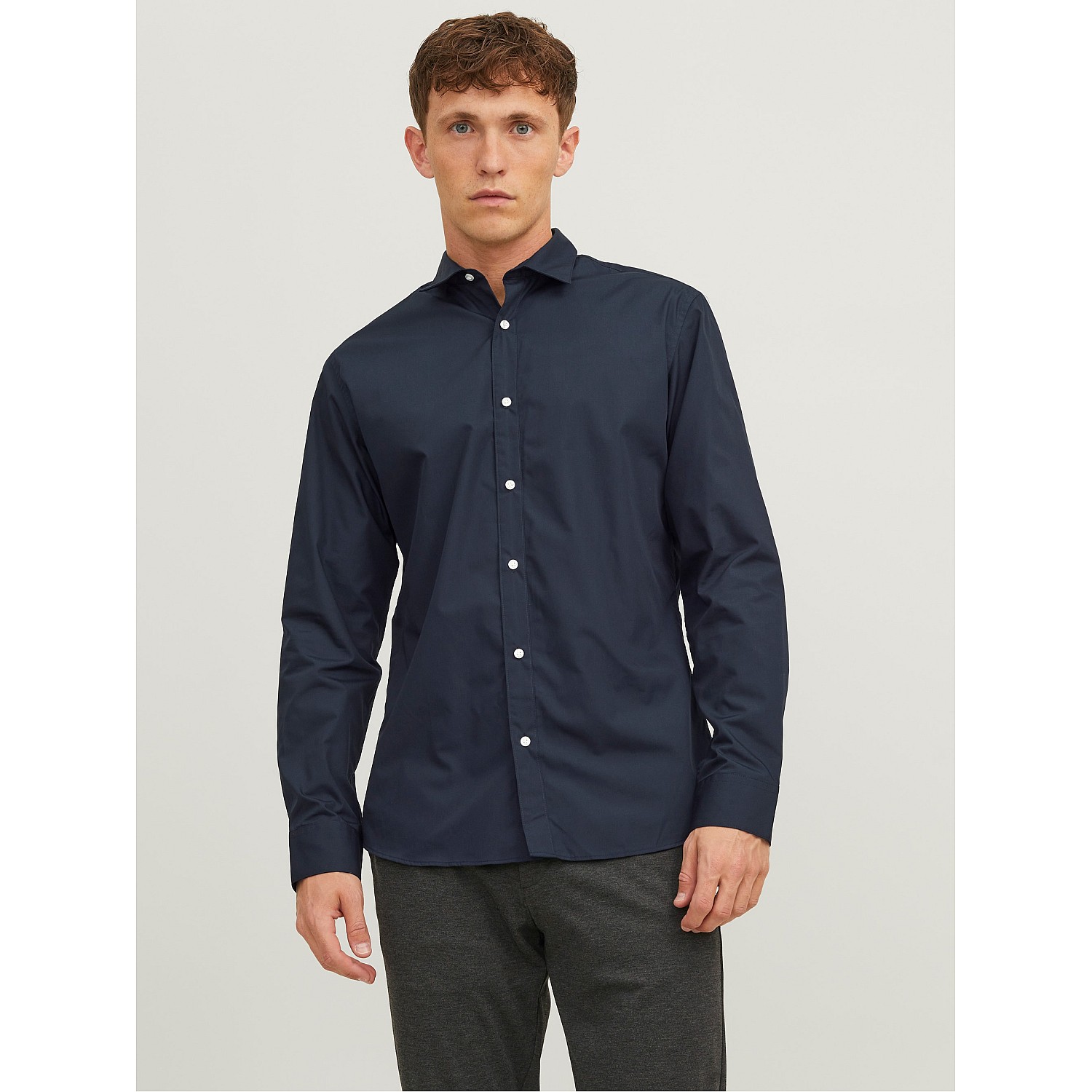 Ανδρικό Πουκάμισο Μακρυμάνικο Joe Plain Jack & Jones