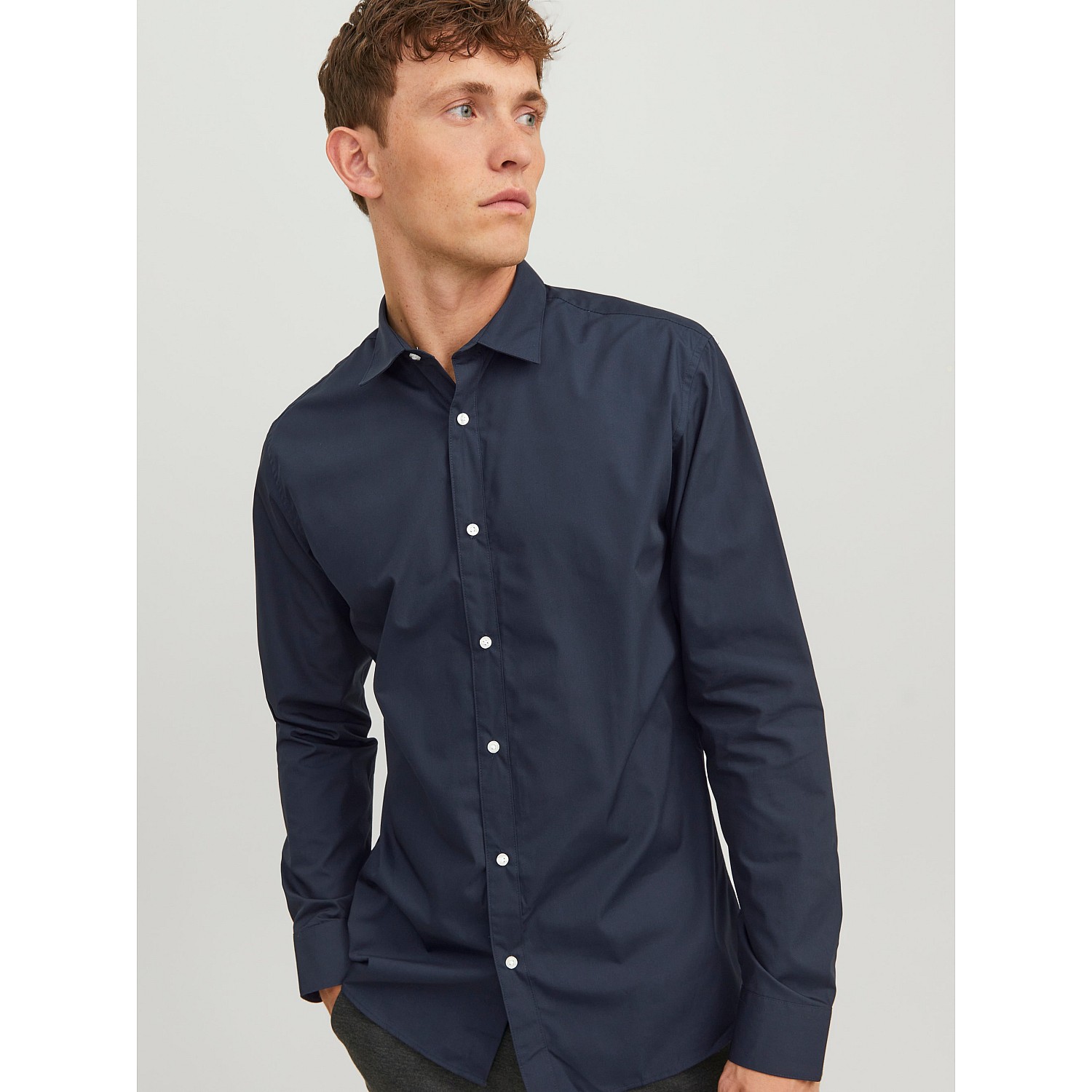 Ανδρικό Πουκάμισο Μακρυμάνικο Joe Plain Jack & Jones