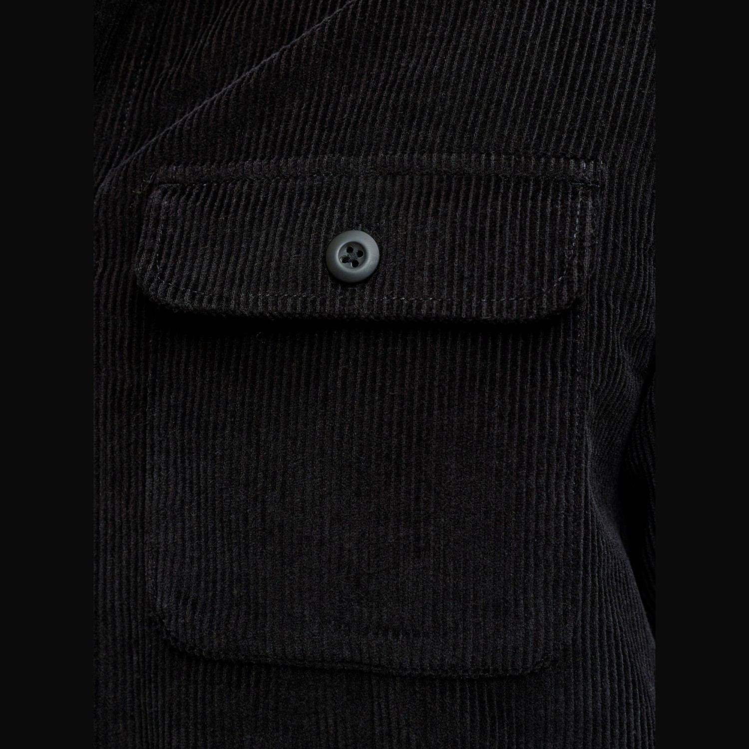 Ανδρικό Κοτλέ Overshirt με Τσέπες JACK & JONES