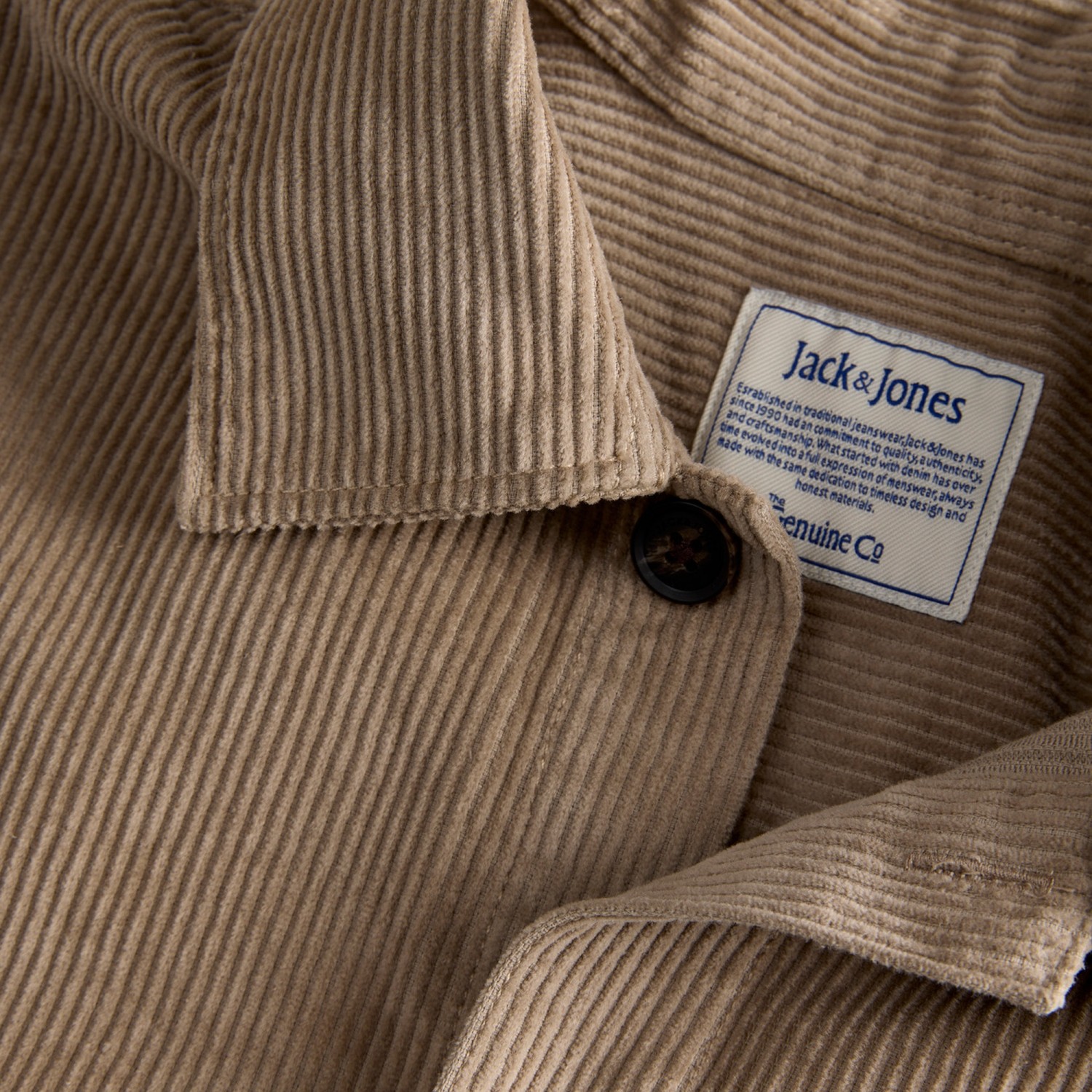 Ανδρικό Κοτλέ Πουκάμισο Overshirt JACK & JONES