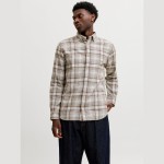Ανδρικό Πουκάμισο Καρό με Μακρύ Μανίκι JACK & JONES