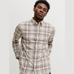 Ανδρικό Πουκάμισο Καρό με Μακρύ Μανίκι JACK & JONES