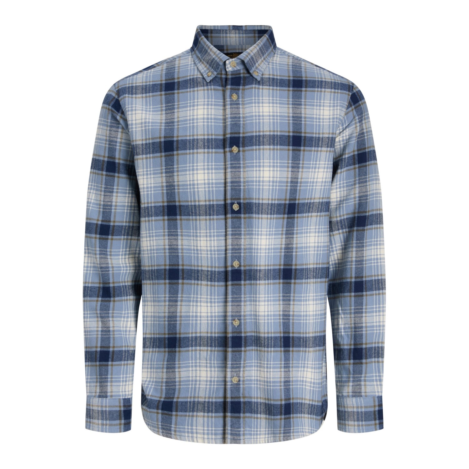 Ανδρικό Πουκάμισο Καρό με Μακρύ Μανίκι JACK & JONES