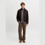 Ανδρικό Πουκάμισο Καρό με Μακρύ Μανίκι JACK & JONES