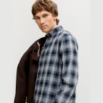 Ανδρικό Πουκάμισο Καρό με Μακρύ Μανίκι JACK & JONES