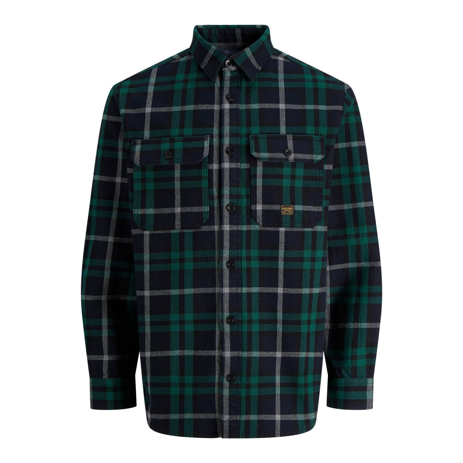 Ανδρικό Καρό Πουκάμισο Overshirt Μακρύ Μανίκι JACK & JONES