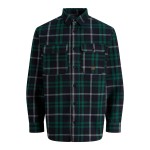 Ανδρικό Καρό Πουκάμισο Overshirt Μακρύ Μανίκι JACK & JONES