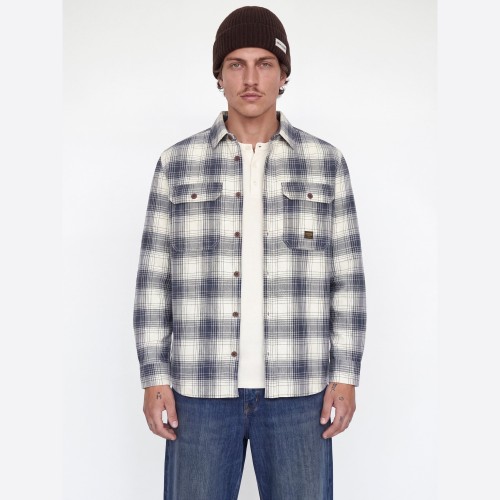 Ανδρικό Καρό Πουκάμισο Overshirt Μακρύ Μανίκι JACK & JONES
