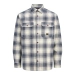 Ανδρικό Καρό Πουκάμισο Overshirt Μακρύ Μανίκι JACK & JONES
