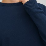 Ανδρικό Πλεκτό Πουλόβερ με Στρογγυλή Λαιμόκοψη JACK & JONES