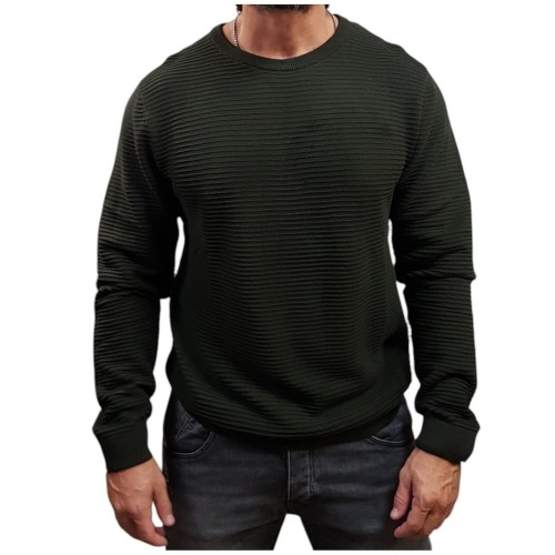 Ανδρικό Πλεκτό Πουλόβερ με Ανάγλυφη Υφή JACK & JONES