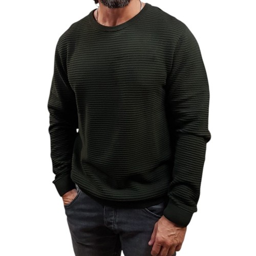 Ανδρικό Πλεκτό Πουλόβερ με Ανάγλυφη Υφή JACK & JONES