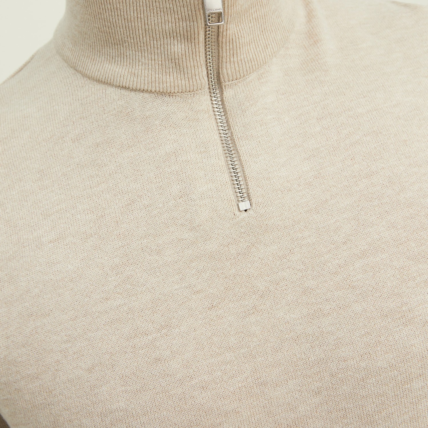Ανδρικό Πουλόβερ με Half Zip Γιακά JACK & JONES