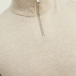 Ανδρικό Πουλόβερ με Half Zip Γιακά JACK & JONES