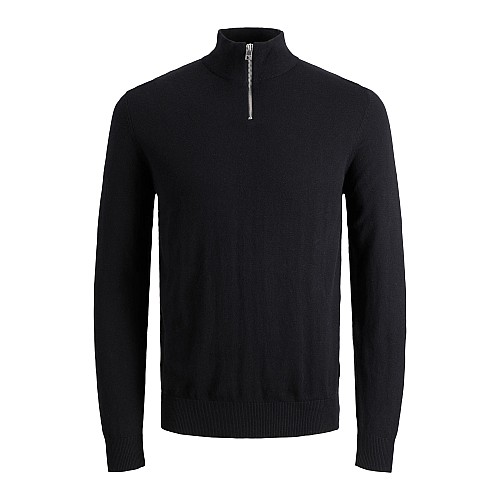 Ανδρικό Πλεκτό Πουλόβερ με Μισό Φερμουάρ JACK & JONES