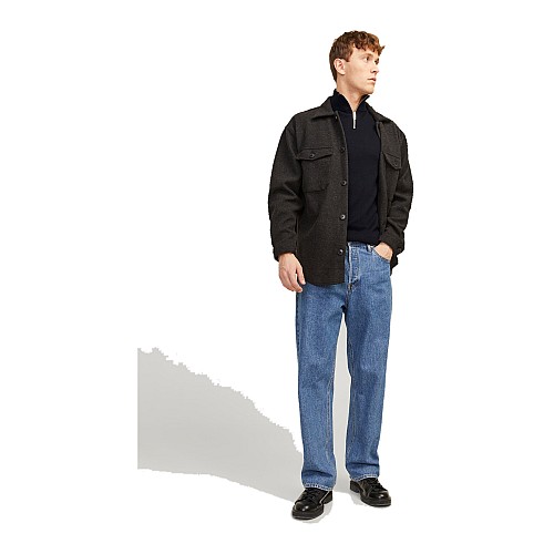 Ανδρικό Πλεκτό Πουλόβερ με Μισό Φερμουάρ JACK & JONES