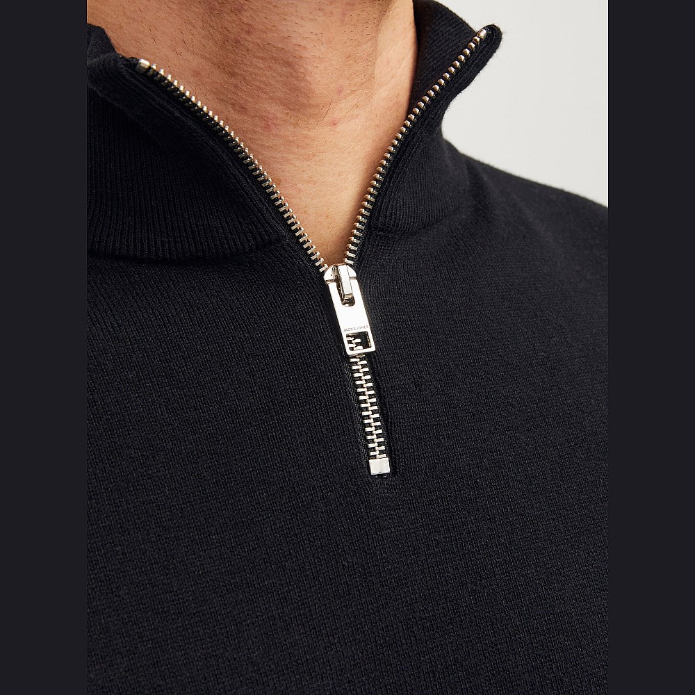 Ανδρικό Πλεκτό Πουλόβερ με Μισό Φερμουάρ JACK & JONES