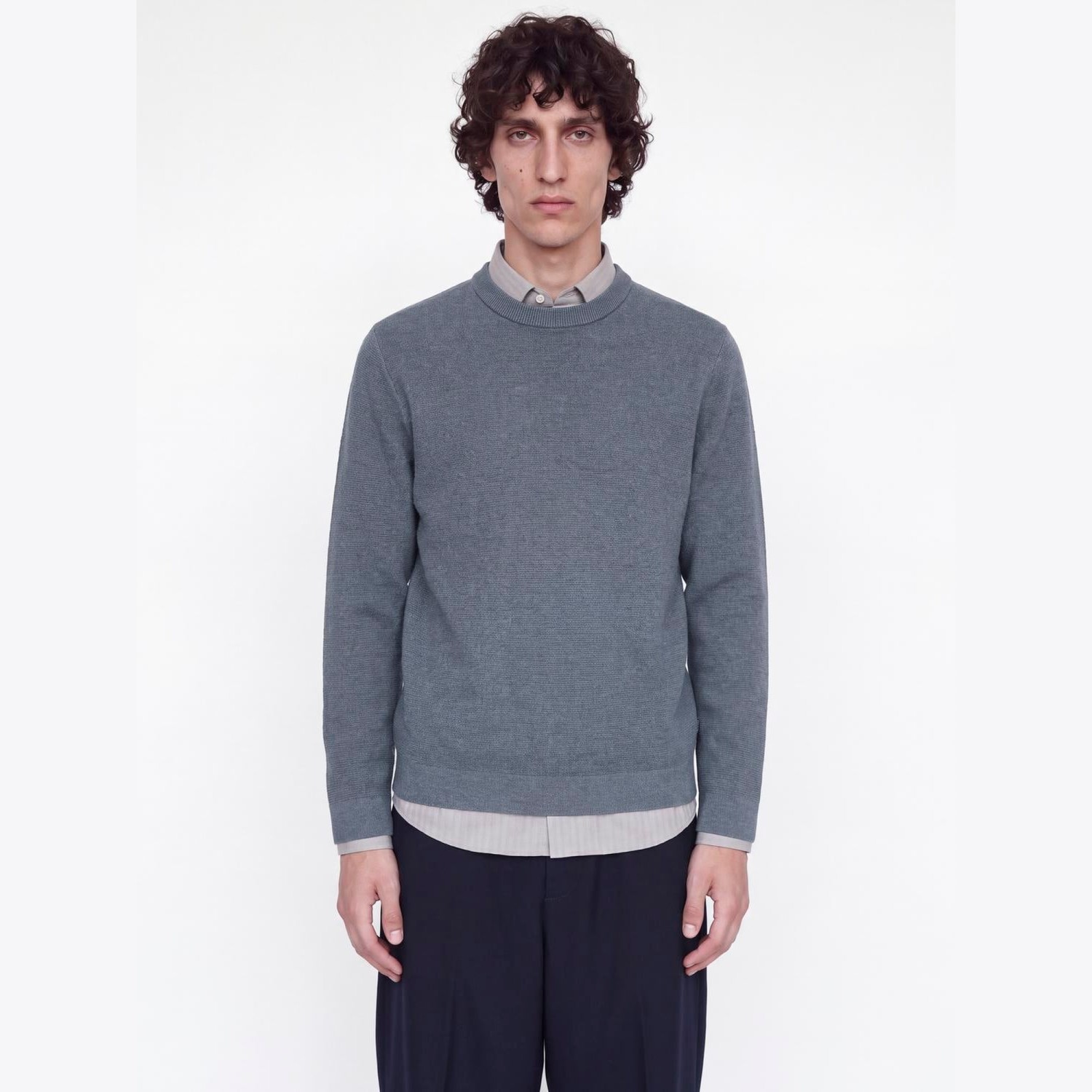 Ανδρικό Πλεκτό Πουλόβερ με Λαιμόκοψη JACK & JONES